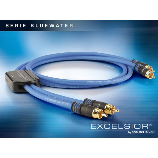 Excelsior BlueWater Series Cinch, Cinch (RCA) Audio Kabel Paar 10m